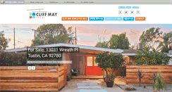 Desktop Screenshot of cliffmaysocal.com